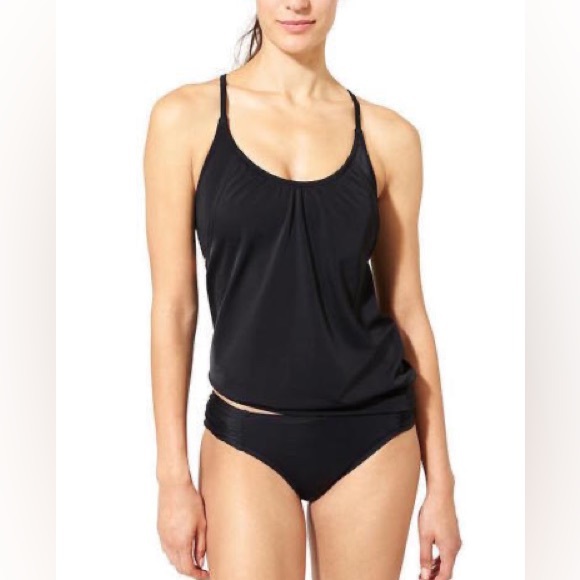 Athleta Other - Athleta Blousy Tankini Swim Top